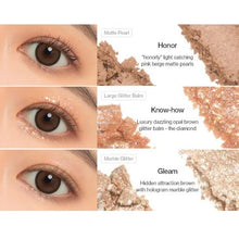 Laden Sie das Bild in den Gallery Viewer, UNLEASHIA Glitterpedia Eye Palette - N°2 All of Brown