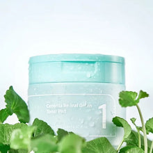 Load image into Gallery viewer, Numbuzin No.1 Centella Re-leaf Green Toner Pad