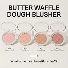 Laden Sie das Bild in den Gallery Viewer, UNLEASHIA Sisua Butter Waffle Dough Blusher - No.2 Apricot Sherbet