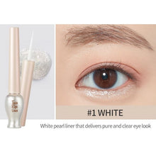 Laden Sie das Bild in den Gallery Viewer, Etude House Tear Eye Liner - 01 White Crystal Pearl