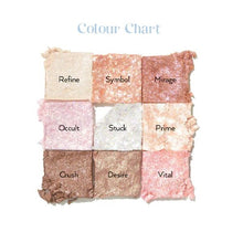 Laden Sie das Bild in den Gallery Viewer, UNLEASHIA Glitterpedia Eye Palette - N°1 All Of Glitter