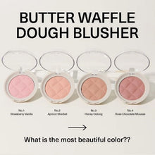 Laden Sie das Bild in den Gallery Viewer, UNLEASHIA Sisua Butter Waffle Dough Blusher - No.4 Rose Chocolate Mousse
