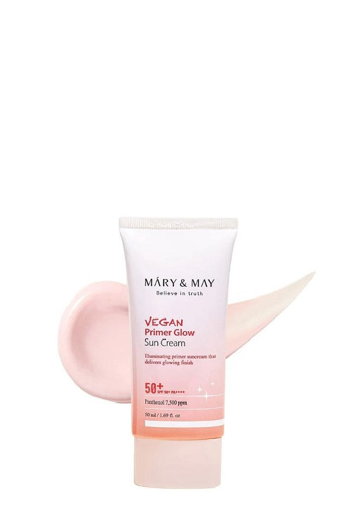 MARY&MAY Vegan Primer Glow Sun Cream SPF50+ PA++++