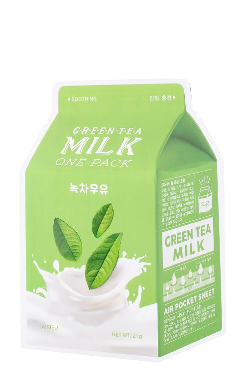 Apieu Green Tea Milk One Pack Mask