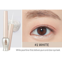 Lade das Bild in den Galerie-Viewer, Etude House Tear Eye Liner - 01 White Crystal Pearl
