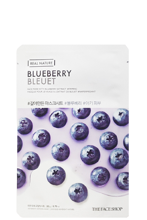 The Face Shop Real Nature Face Mask Blueberry